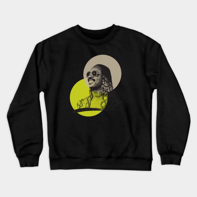 Stevie Wonder Crewneck Sweatshirt by Jay_Kreative